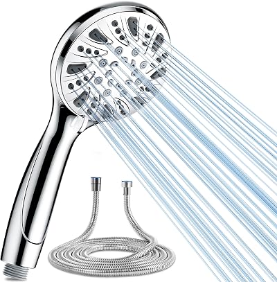 Magichome High Pressure Shower Head 1.5m Hose 5 Modes Chrome Universal
