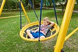 ZERO GRAVITY UFO Swing Set with Metal Frame Garden Play for Up To 2 Children view 5