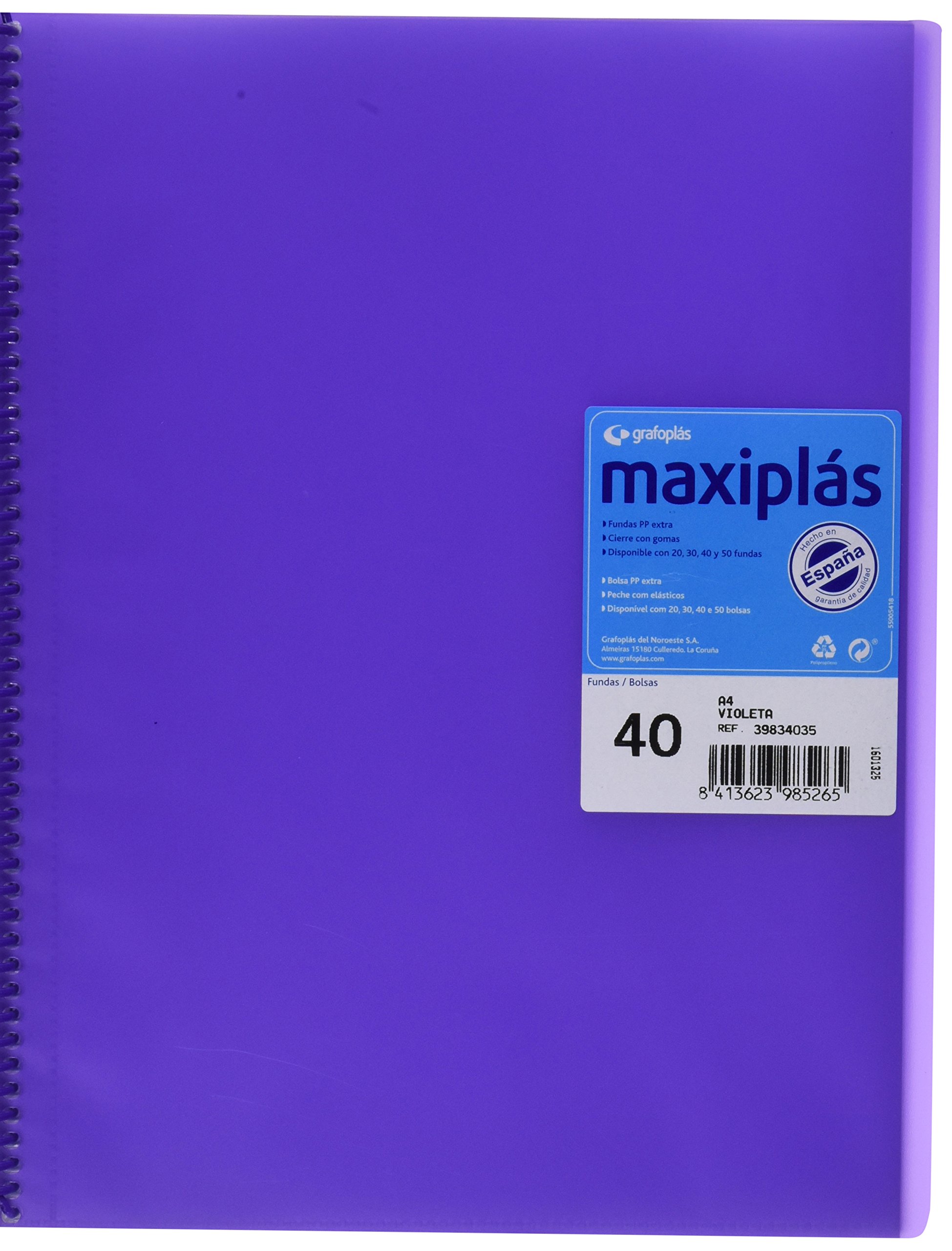 Grafoplas 39834035 - Binder for File Sleeves and Pockets A4