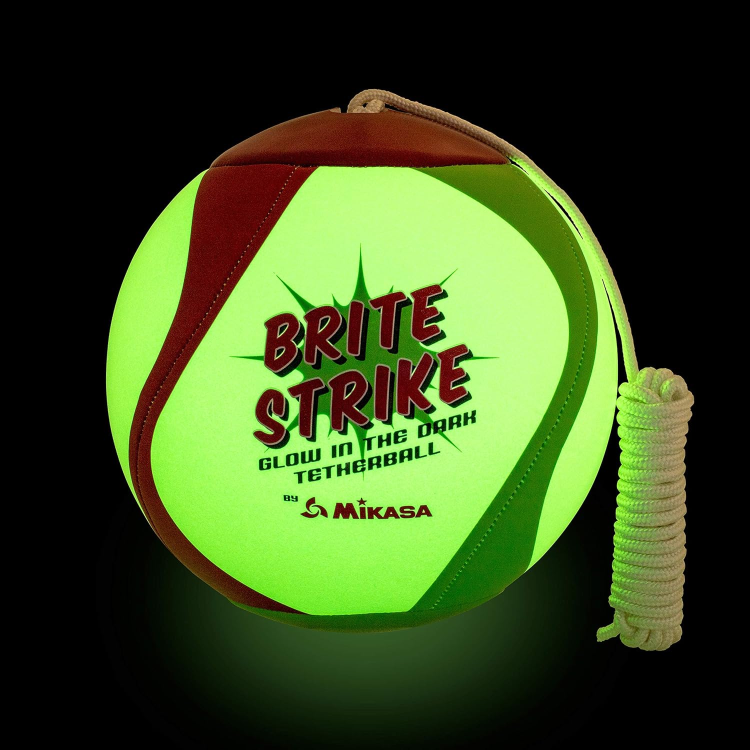 Mikasa Glow in The Dark Outdoor Tetherball, Multicolor : Tetherball Equipment : Sports & Outdoors