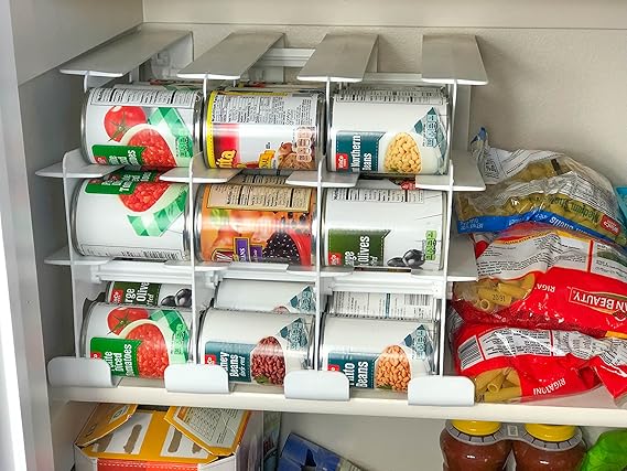 Fifo Can Tracker Food Storage Canned Foods Organizer Rotater