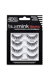 Ardell False Lashes Faux Mink Wispies Multipack, 1 pk x 4 pairs