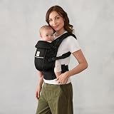 Ergobaby Adapt Baby Carrier Newborn Three Positions SoftFlex Mesh Onyx Black view 8