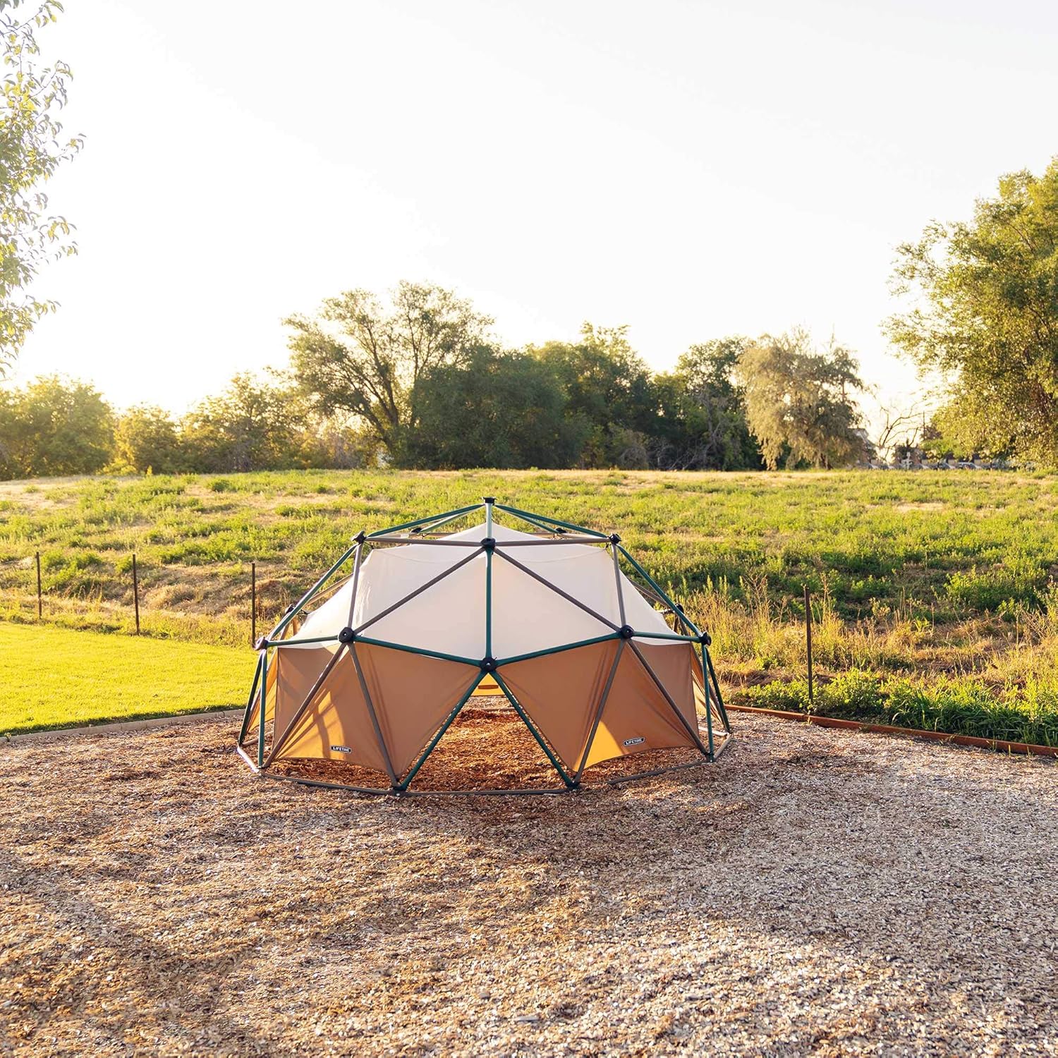 Lifetime Geometric Dome Climber with Attachable Canopy, Earth Tone, 10' Wide x 5' High, 60-Inch (90612): Sports & Outdoors