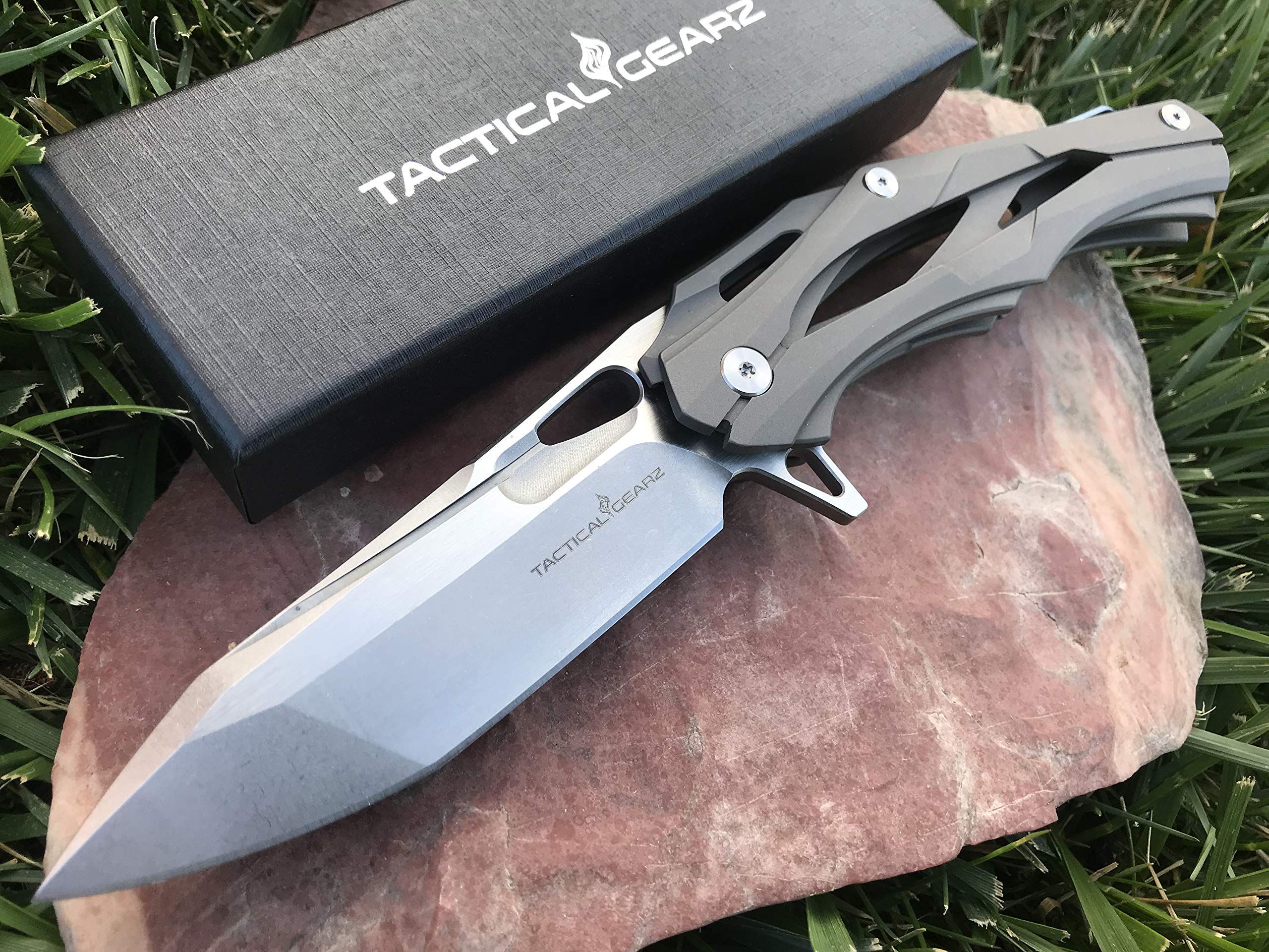 Buy TACTICAL GEARZ TG Cronus, Full Tc4 Titanium Handle! Premium Folding