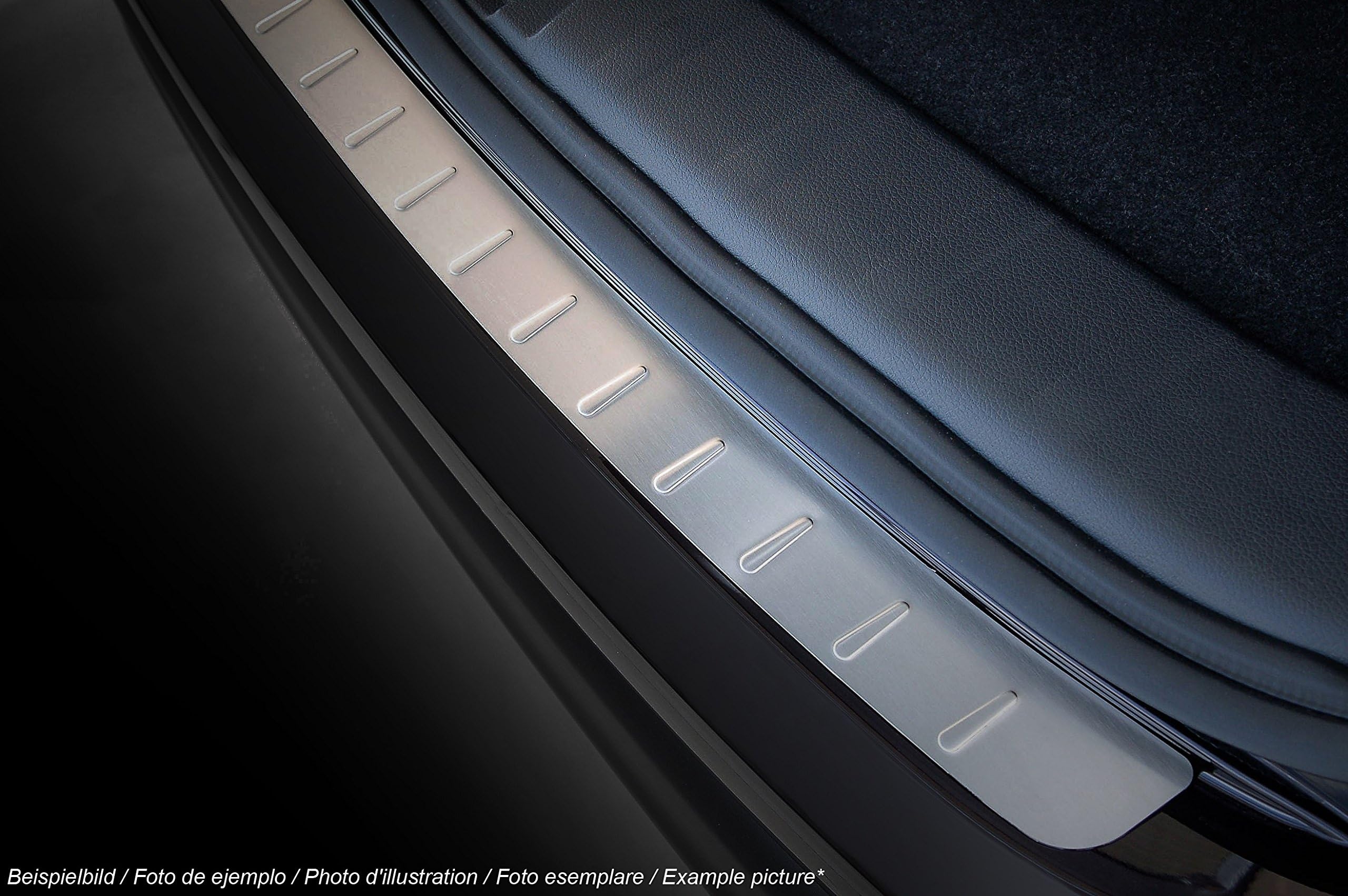 PKWelt | PROFILED REAR BUMPER COVER STAINLESS STEEL TRIM PROTECTOR GUARD MIRROR POLISHED