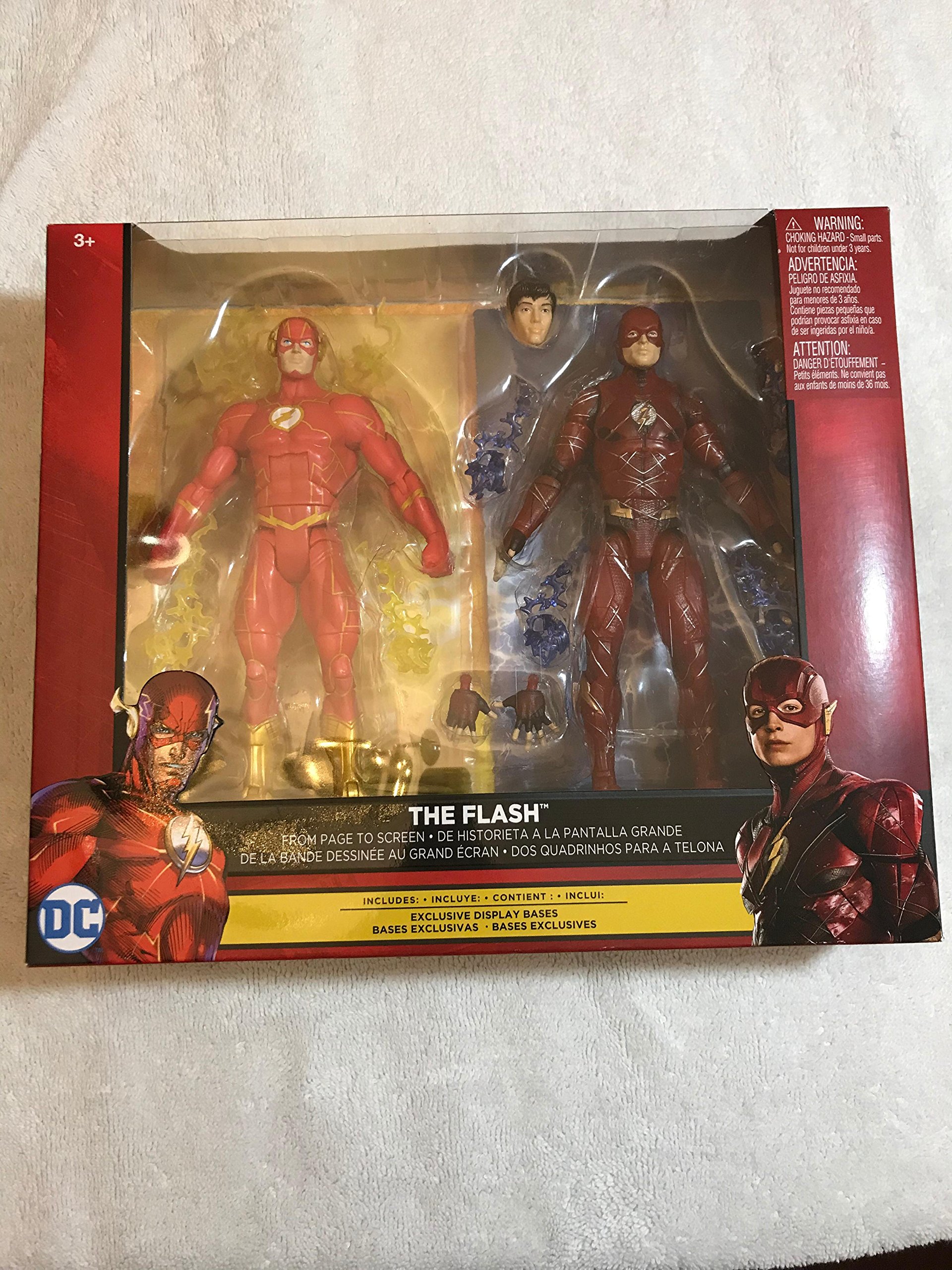 DC Comics Multiverse FLASH Action Figure SET OF 2, Small