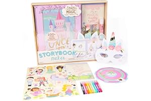 Story Magic Storybook Maker by Horizon Group USA, Create Your Own Stories, Hardcover Storybook, Includes Stickers, Markers, P
