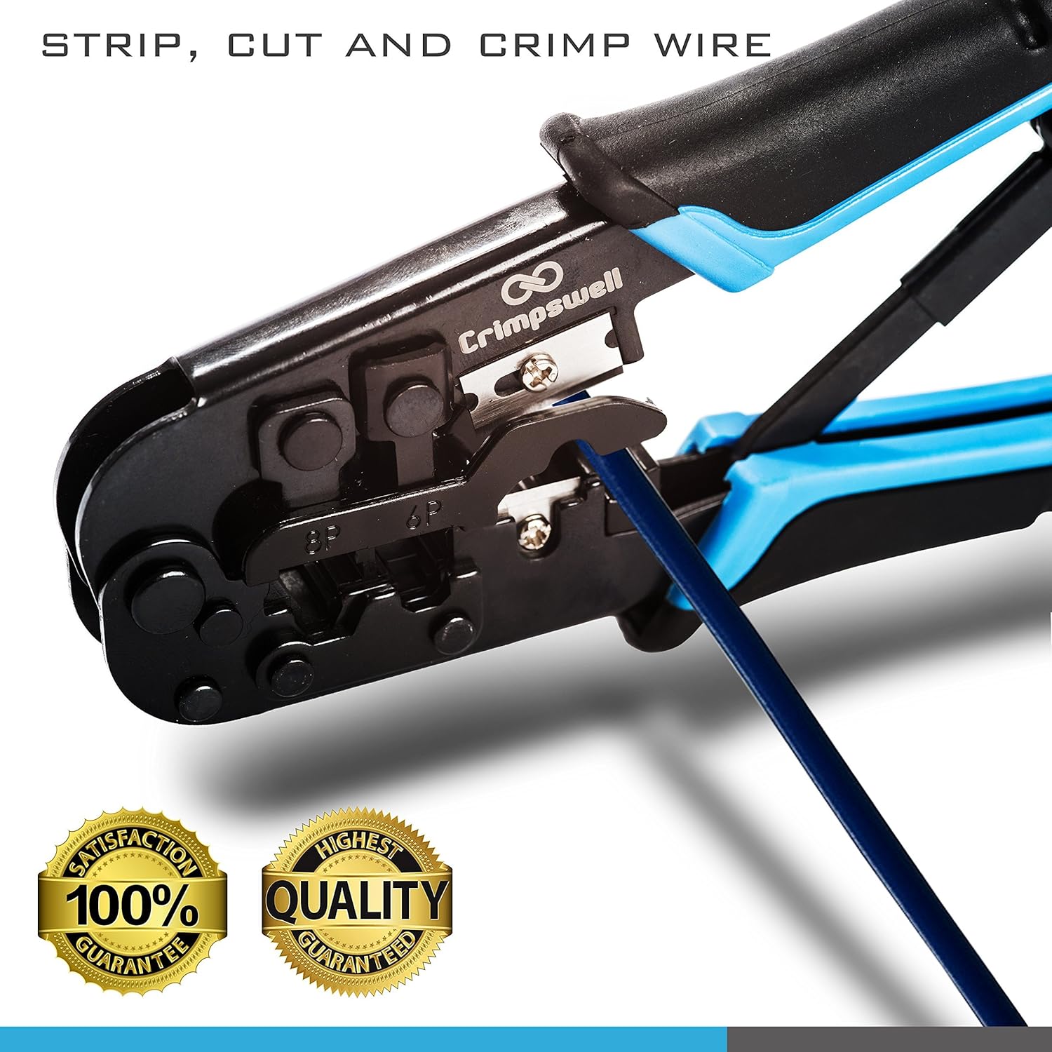 Ethernet Crimping Tool Rj45 And Rj12, Rj11 Crimper, Cutter, Stripper RJ45 Wiring  Chart Rj45 Wire Strip