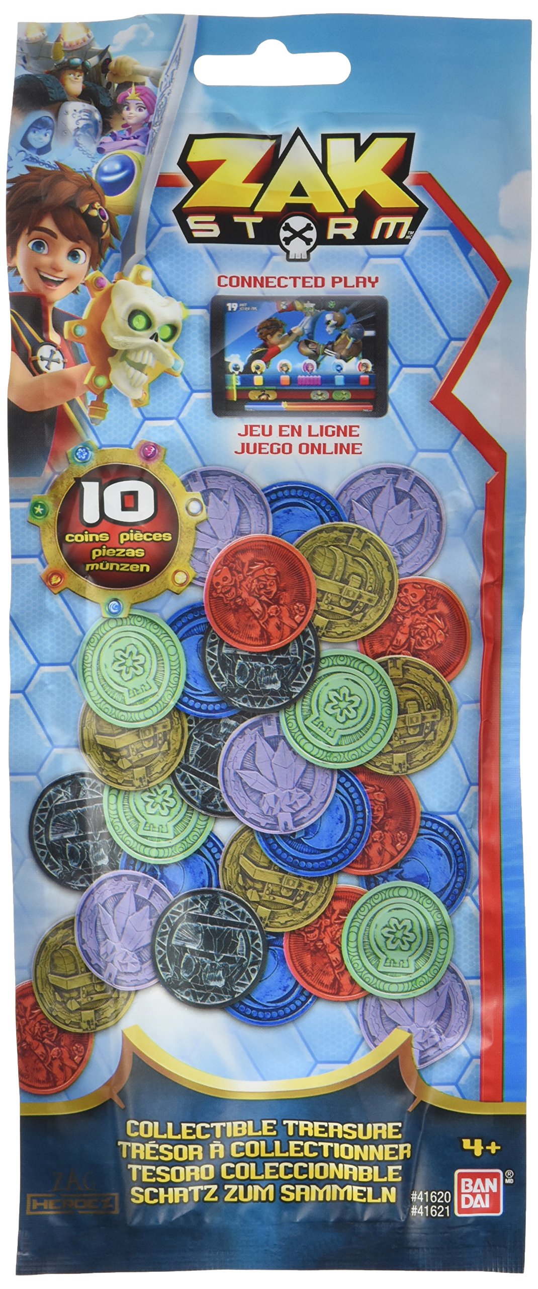 Bandai Zak Storm 41621 Collectible Treasures Pack of 10,