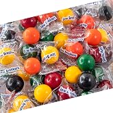 Jawbreakers Hard Candy, Fruit Flavored Assortment, 1 Lb Bag | Cherry, Orange, Lemon, Lime, Grape, Hard Candy Individually Wrapped
