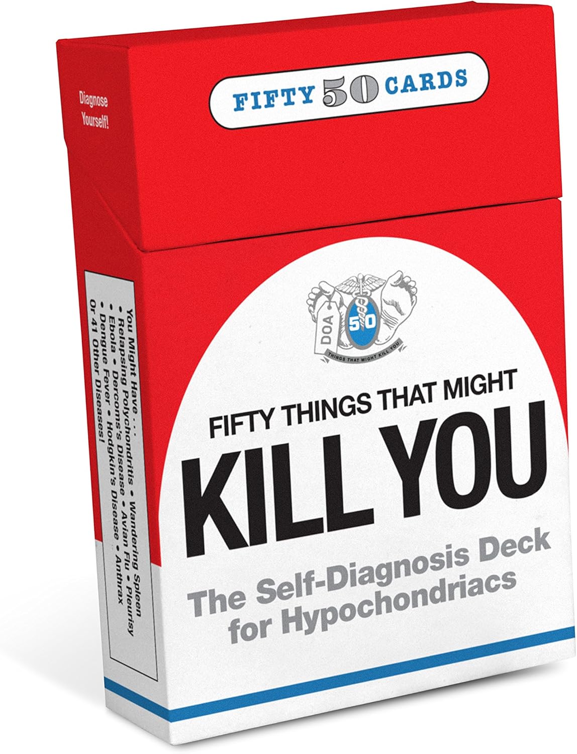 50 Things that Might Kill You: Self-Diagnosis Card Deck for Hypochondriacs (10158)
