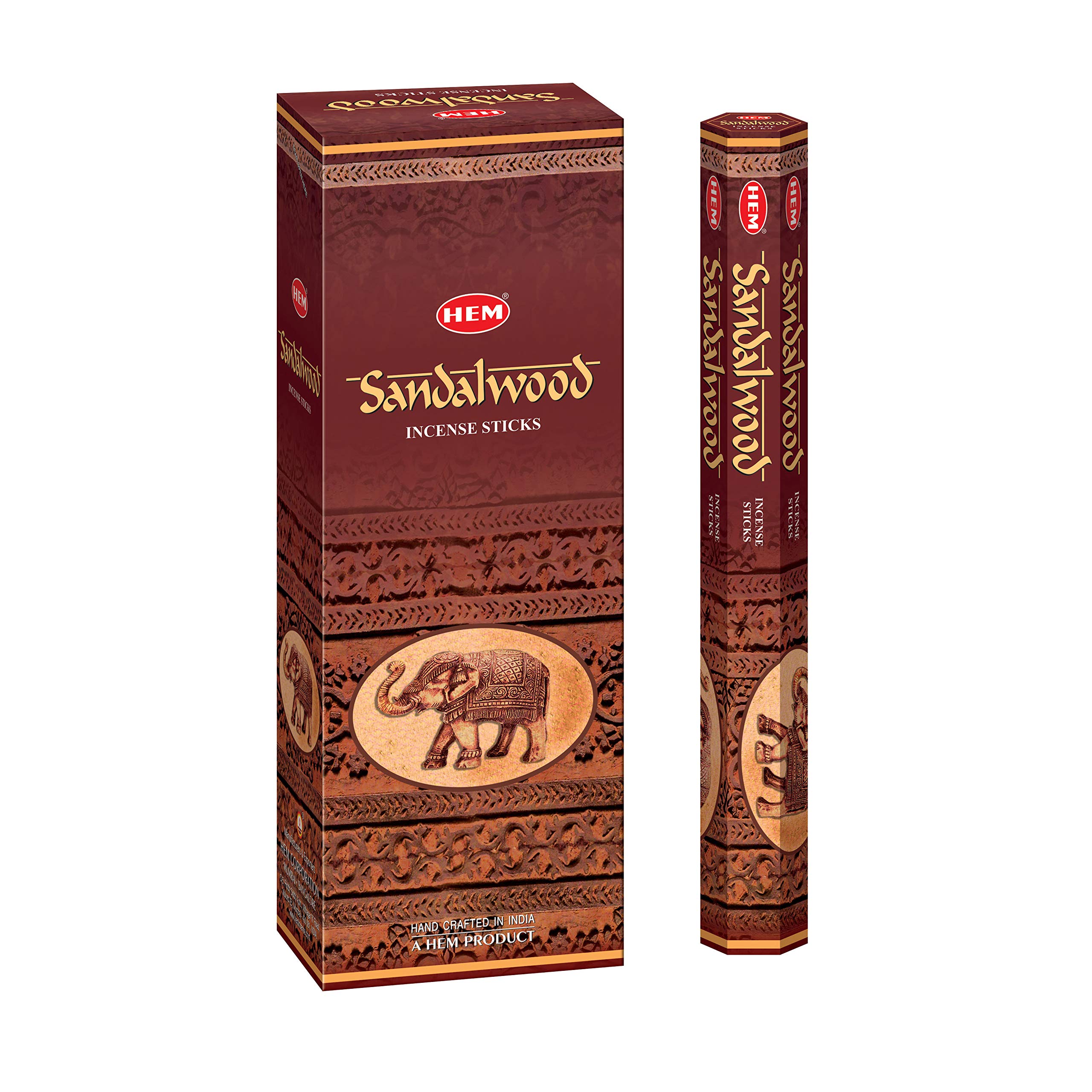 Photo 1 of HEM - Sandalwood Incense Sticks - Pack of 6 - 120 count - 301g