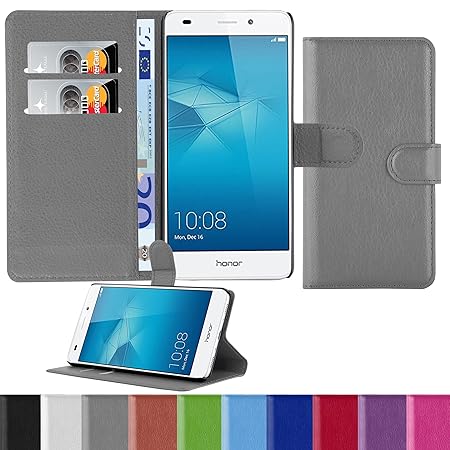 HANDYPELLE Premium Hülle kompatibel mit Huawei Honor 5C in Grau