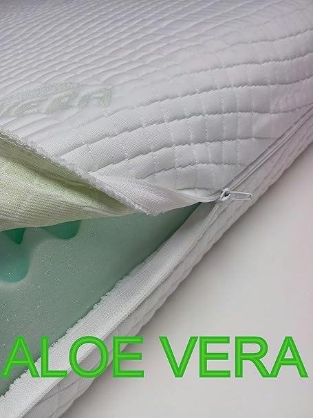 Mail2Mail Matratzenbezug Allergikergeeignet mit 4-seitigem Reißverschluss aloevera Easy clean, Matratzenschoner, Matratzenbez