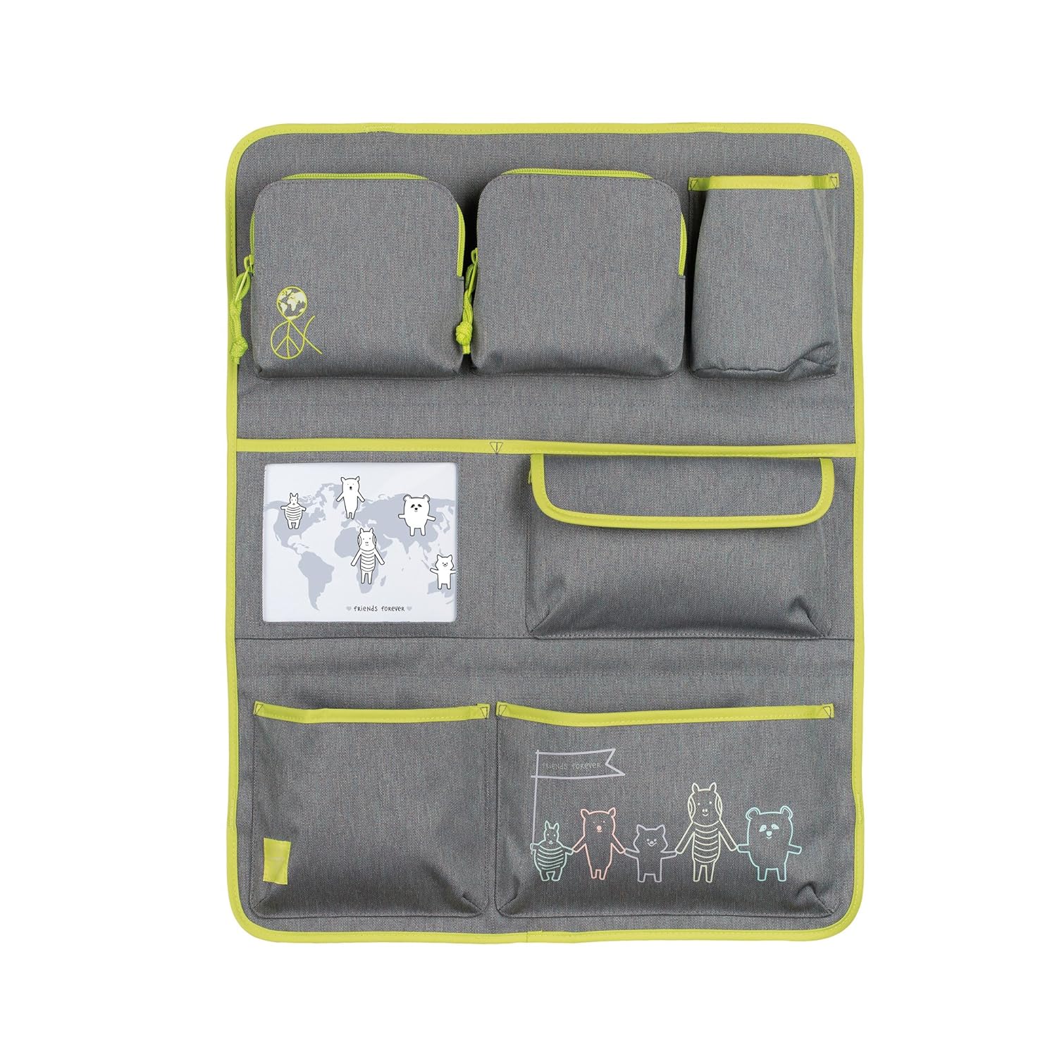 Casual abrigo del coche a Go Acerca de Amigos mélangé niños equipaje