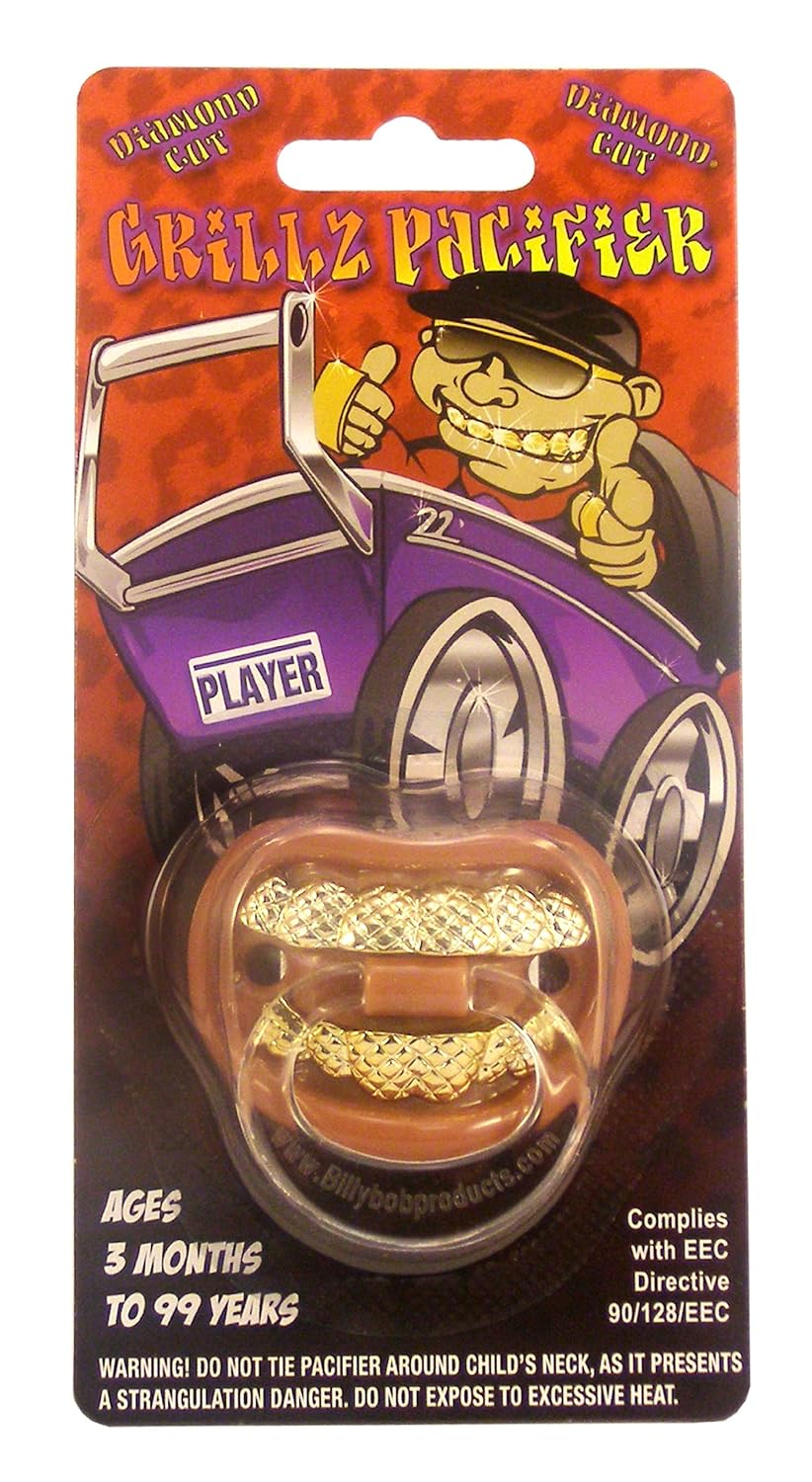 gold teeth pacifier