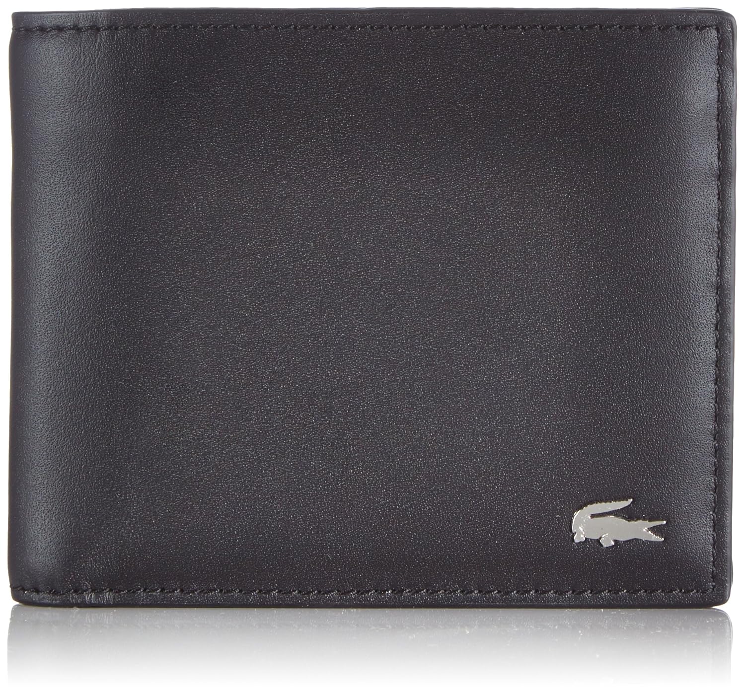 Lacoste Mens Large Billfold and Coin Wallet Black at Amazon Men’s