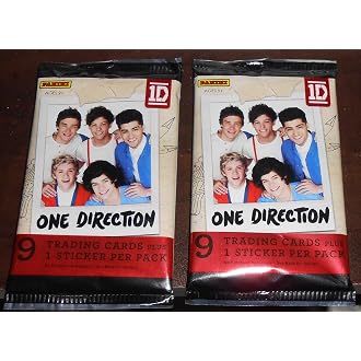 1D One Direction Lot of 7 Factory Sealed Packs - Each Pack Contains 9 Cards and 1 Sticker - View 6