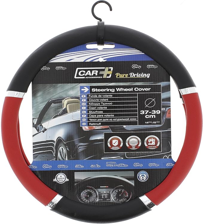 Sumex Speed PVC Steering Wheel Cover Red/ Black Amazon.co.uk Car