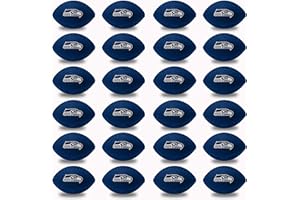 Franklin Sports NFL Team Stress Balls - Bulk NFL Football Party 24 Pack - Squishy Stress Ball for Adults & Kids - 83MM - NFL Logo & Color