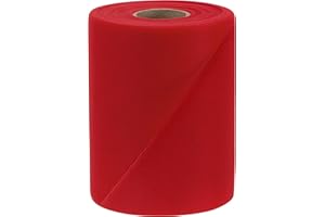 FALK FABRICS LLC Falk Fabrics Tulle Spool, 6-Inch by 100-Yard, Red
