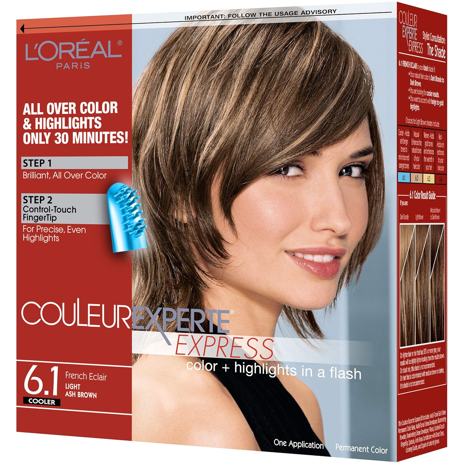 L Oreal Paris Couleur Experte 2 Step Home Hair Color Highlights Kit French Eclair