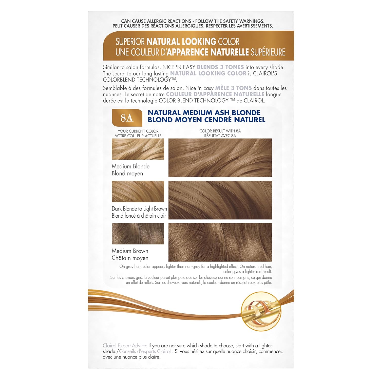 Clairol Nice N Easy Permanent Hair Color Natural Medium