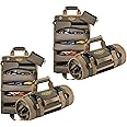 Ryker 2-Pack Small Tool Bags With Detachable Pouches & 6 Tool Pouches - Heavy Duty Roll Up Tool Bag Organizer For Mechanic & Hobbyist