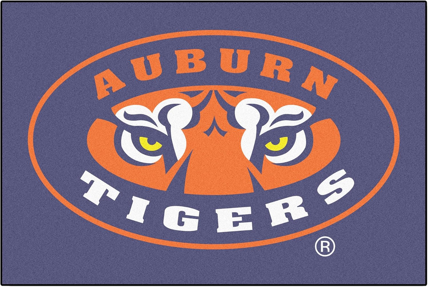 FANMATS NCAA Auburn University Tigers Nylon Face Starter Rug Fan Shop