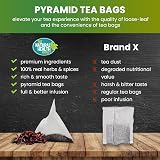 The Natural Health Market Organic Hibiscus Tea Bags 100 Count UK Made view 5