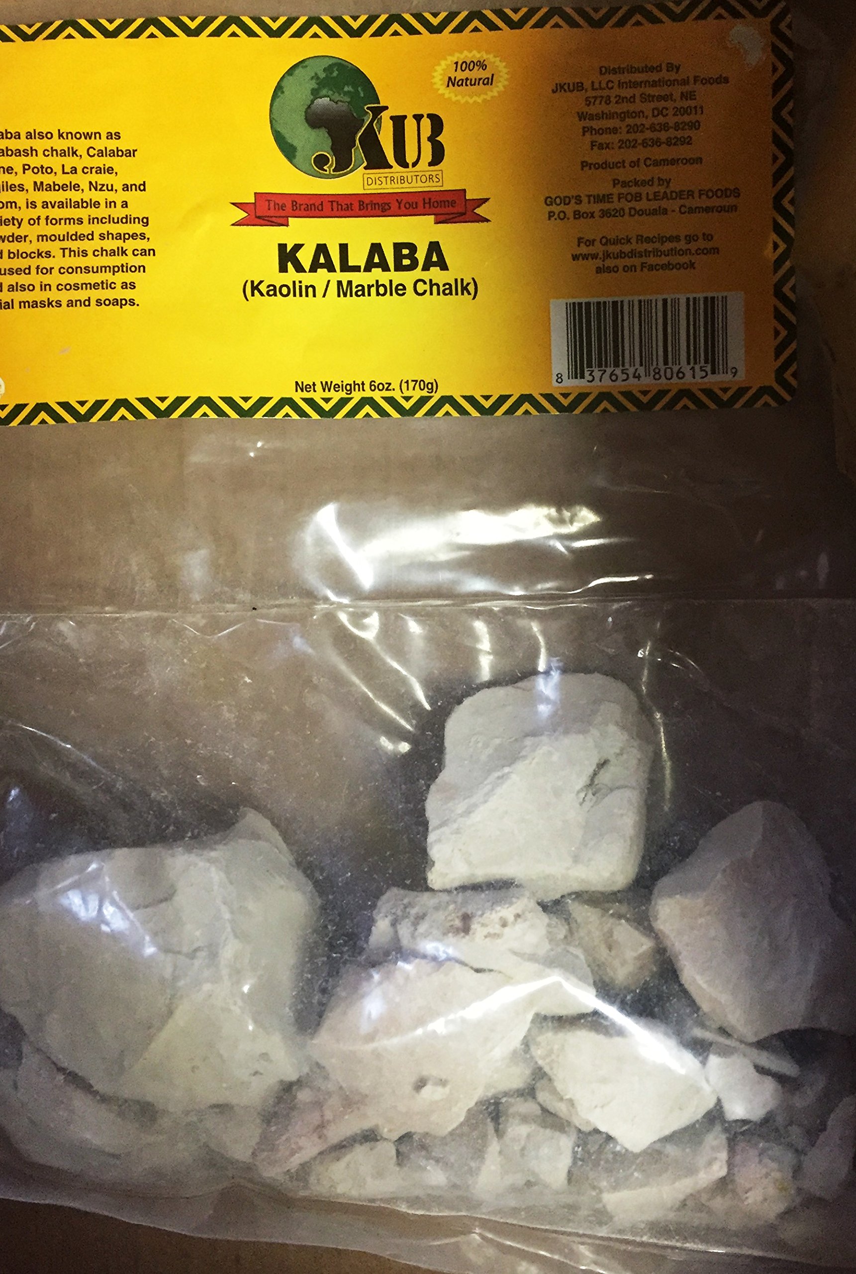 Kalaba- Marble Chalk- kaolin- calabar