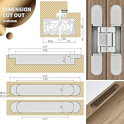Polar Tangro Hidden Door Hinges Invisible Hinges
