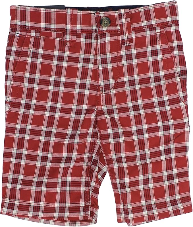 tommy hilfiger plaid shorts