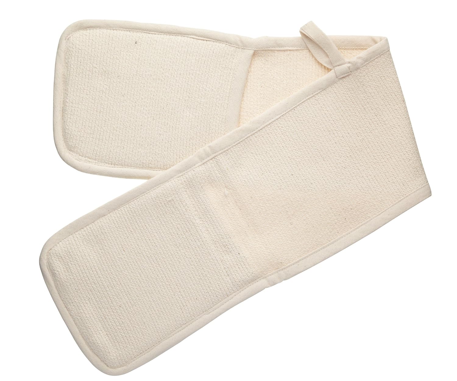 Kitchen Craft Heavy Duty Catering Thick White Cotton Double Oven Gloves