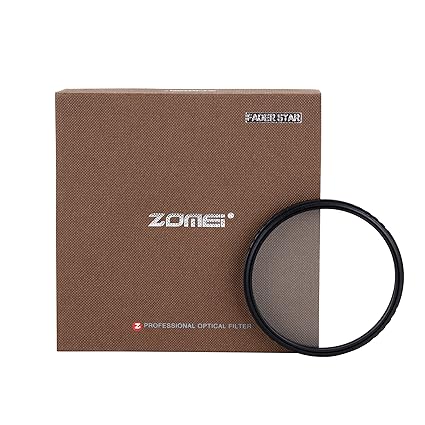 ZOMEI - Filtro Estrella de 72 mm, 4 Puntos + 6 Puntos + 8 Puntos ...