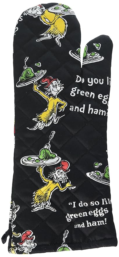 Dr. Seuss Green Eggs & Ham - Kitchen BBQ Oven Mitt