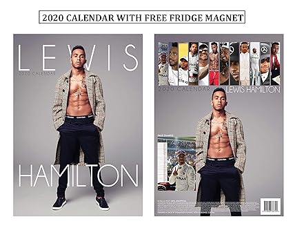 Lewis Hamilton Calendario 2020 + Imán para nevera Lewis Hamilton ...