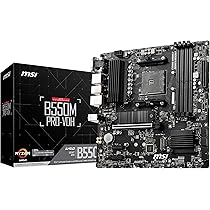 Ryzen5 5500 + MSI B550M PRO-VDH WiFiセット 国内正規品 AMD Ryzen 5 5500 Wraith Spire Cooler CPU + MSI B550M