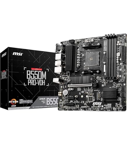ASRock B550M PRO4 Supports 3rd Gen AMD AM4 Ryzen™ / Future AMD