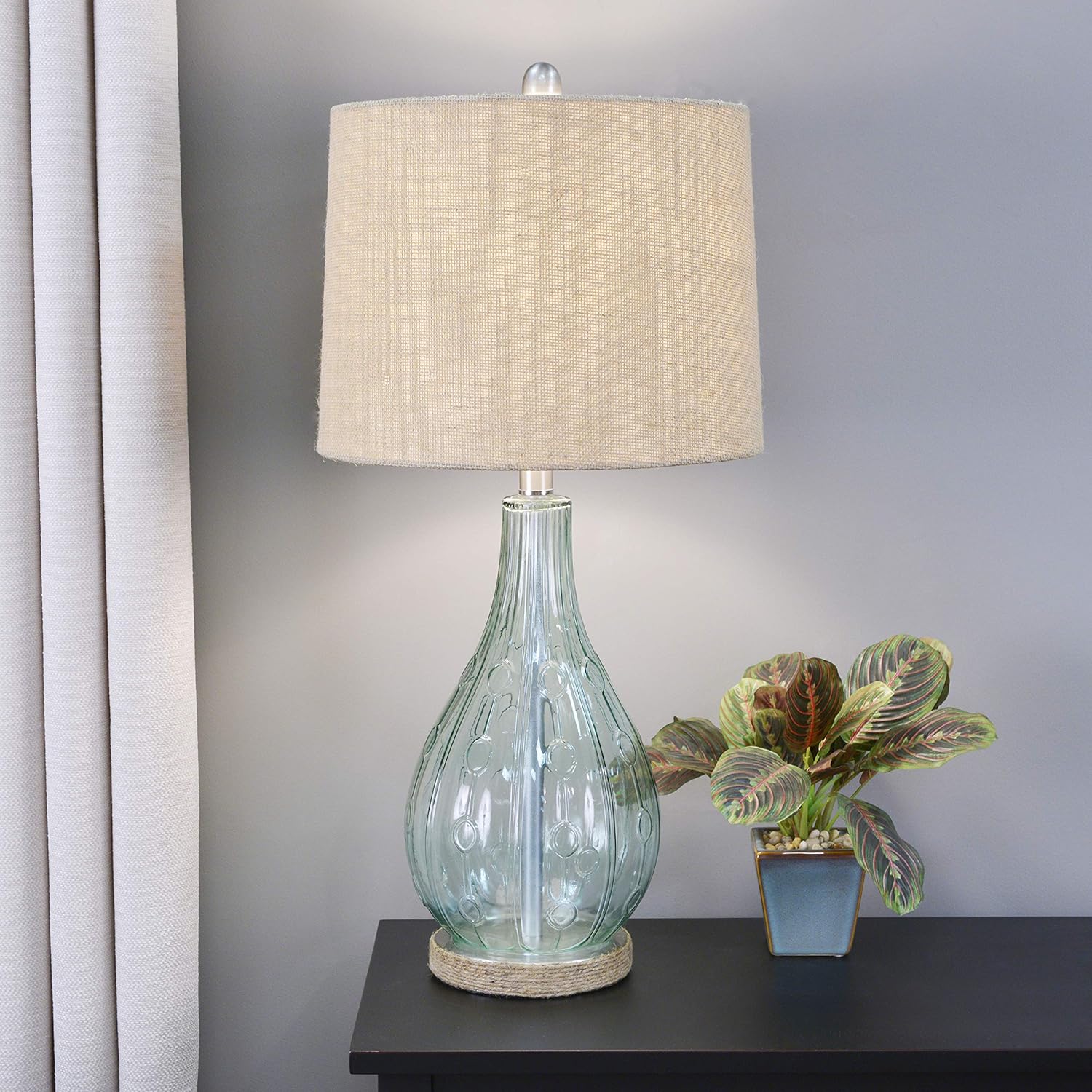 Decor Therapy Tl17215 Table Lamp Blue Amazon Com