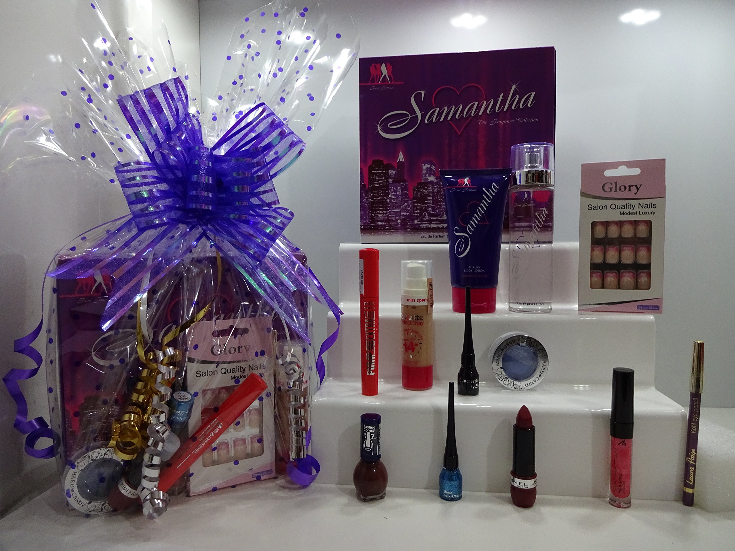 12pc Make Up & Perfume Bundle For Women, Samantha 2pc Perfume Set, Make Up, Toe Nails, Gift Hamper For Her