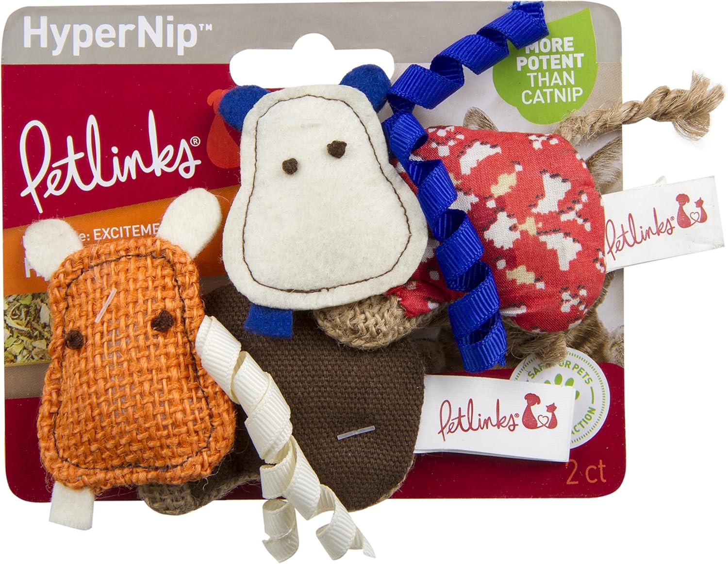 Petlinks HappyNip Catnip Cat Toys with Exciting Silvervine and Catnip