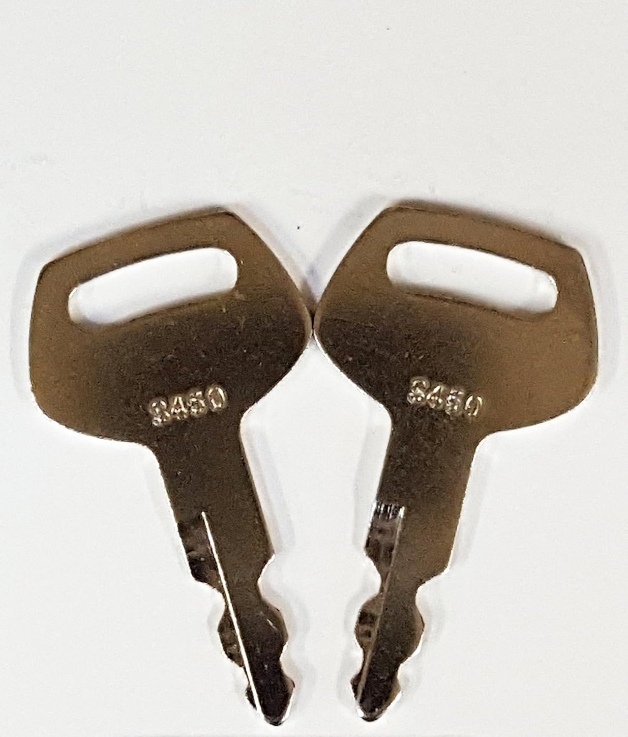 Pair (2 keys) Keyman Case and Linkbelt Excavator KeyIgnition key for