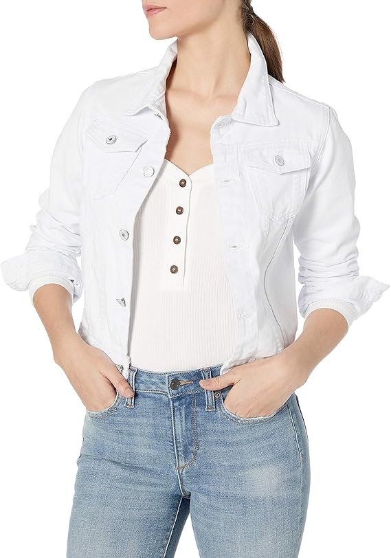 Hudson Jeans Womens The Classic Denim Jacket Amazon.ca Clothing