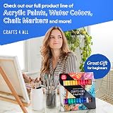 Crafts 4 ALL 24 Acrylic Paint Set - Non-Toxic, Vibrant Pigments view 7