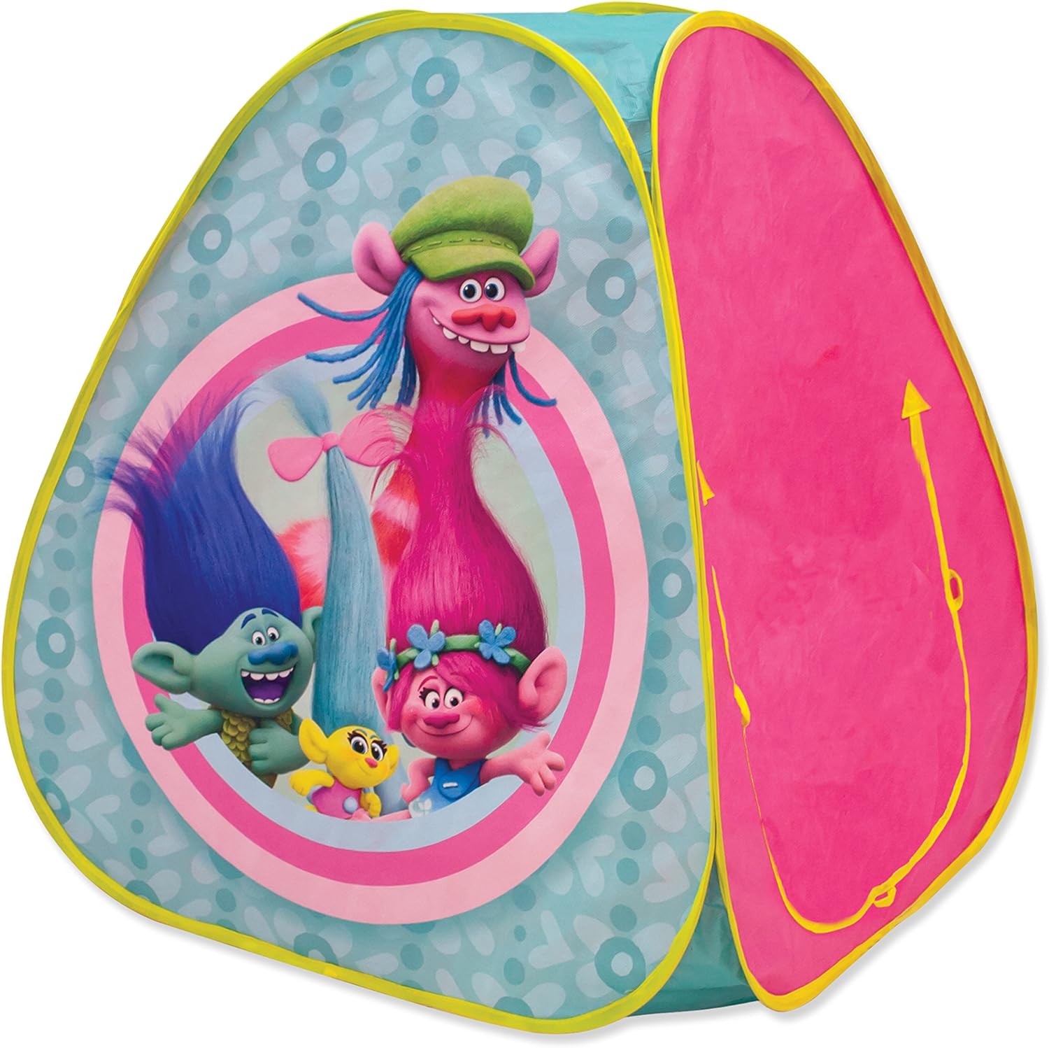 trolls pop up tent