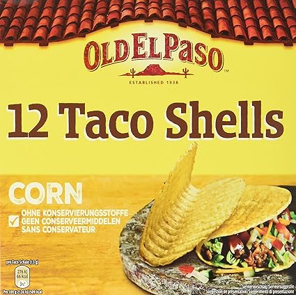 Old El Paso Taco Shells Corn 12 Stuck 156 G Amazon De Lebensmittel Getranke