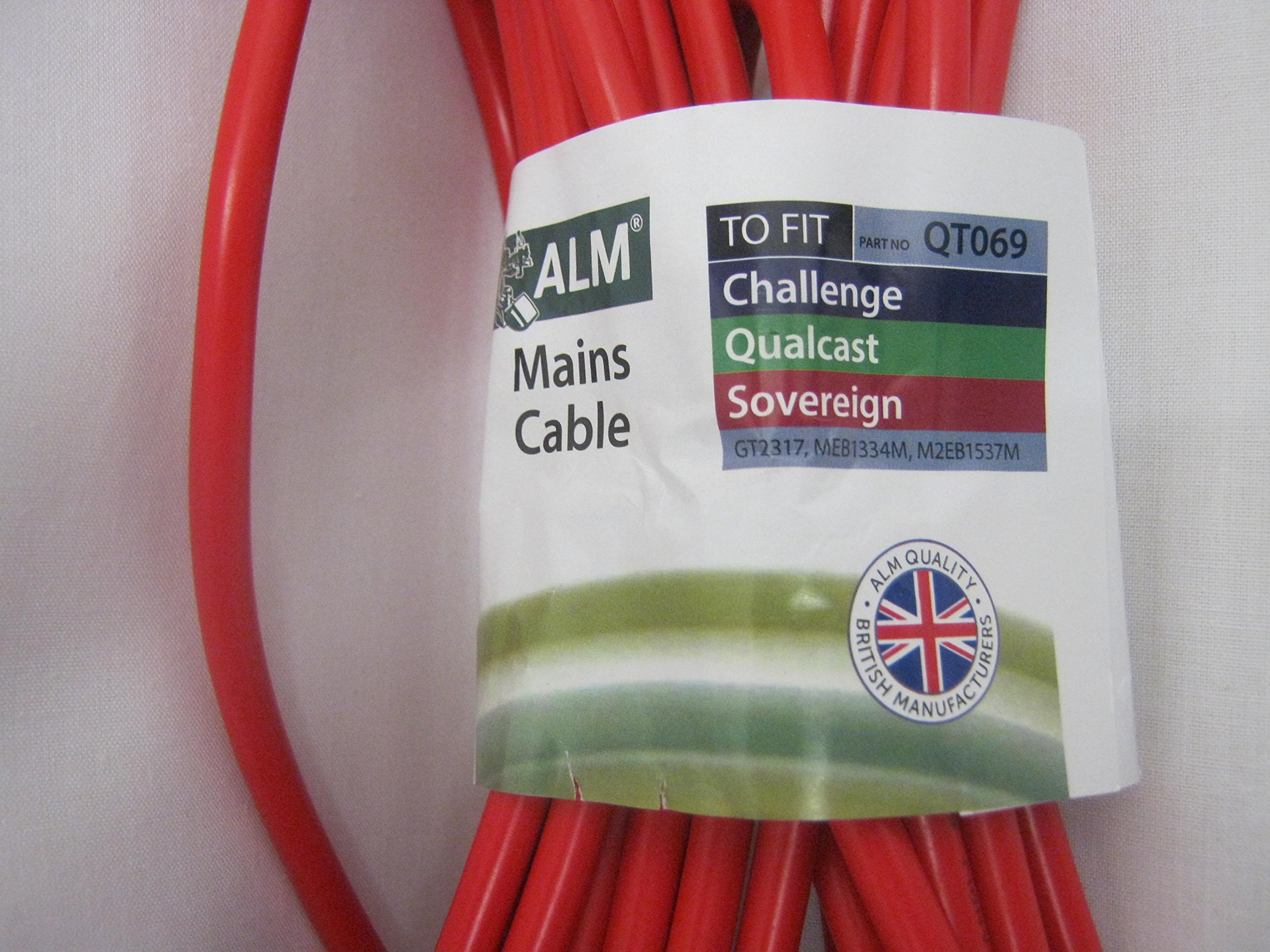 New ALM Lawnmower And Strimmer Mains Cable To Fit Qualcast Challange Ryno Sovereign QT069