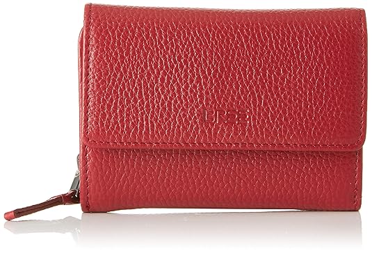 BREE Collection Damen Liv New 108, Brick Red, Zipped Combi. P. Geldbörse, Rot, 3x9.5x19 cm